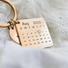 Anpassbarer Kalender-Schlüsselanhänger